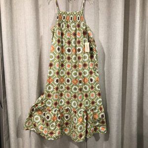 Universal Thread quilt print dress sundress cotton XL New NWT